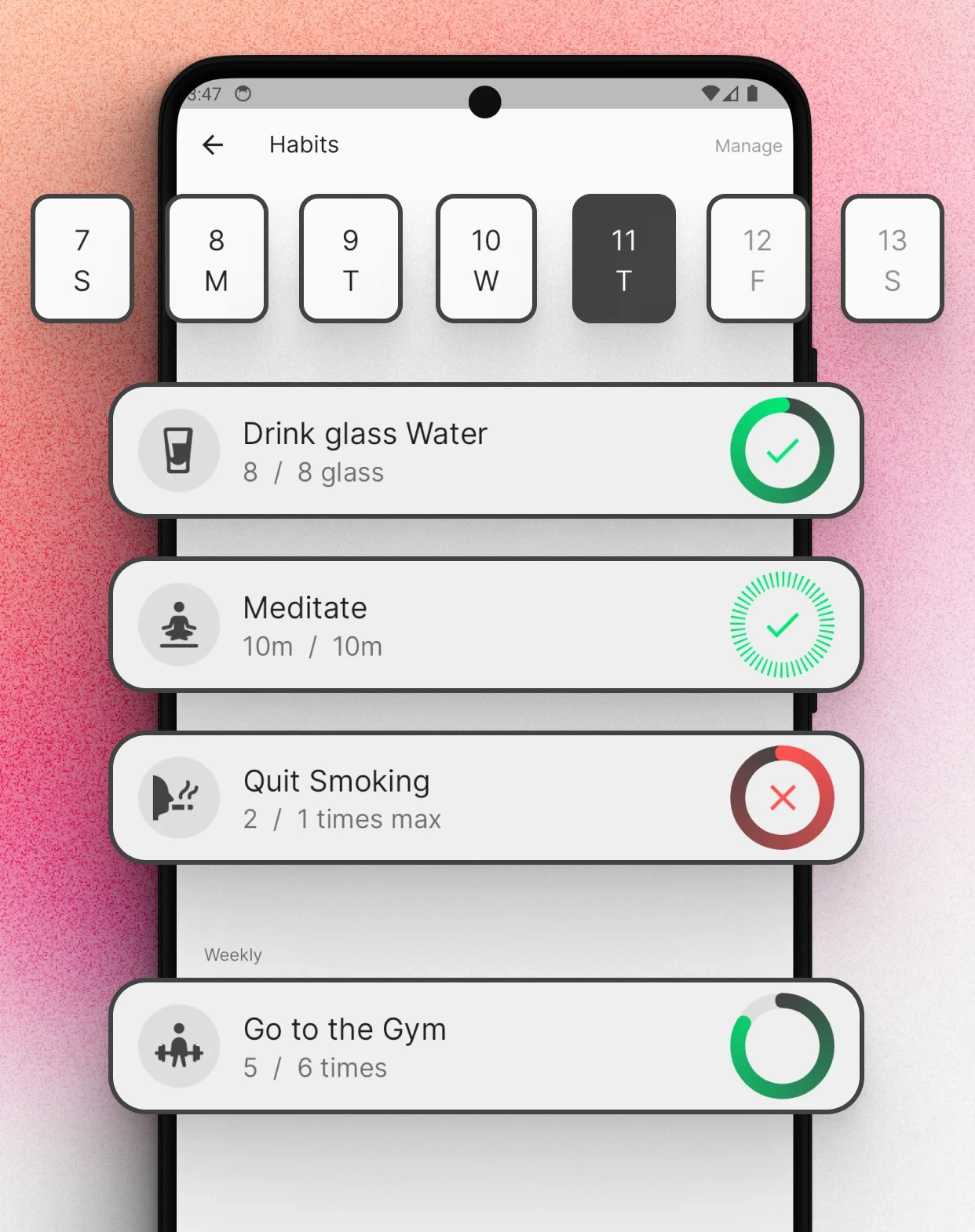 Bullet App Screenshot